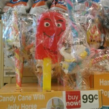 Candy Cane with Jelly Horse